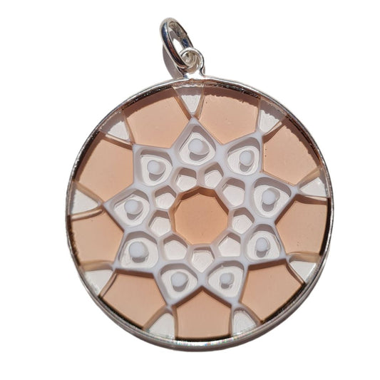 millefiori murano glass jewellery pendant