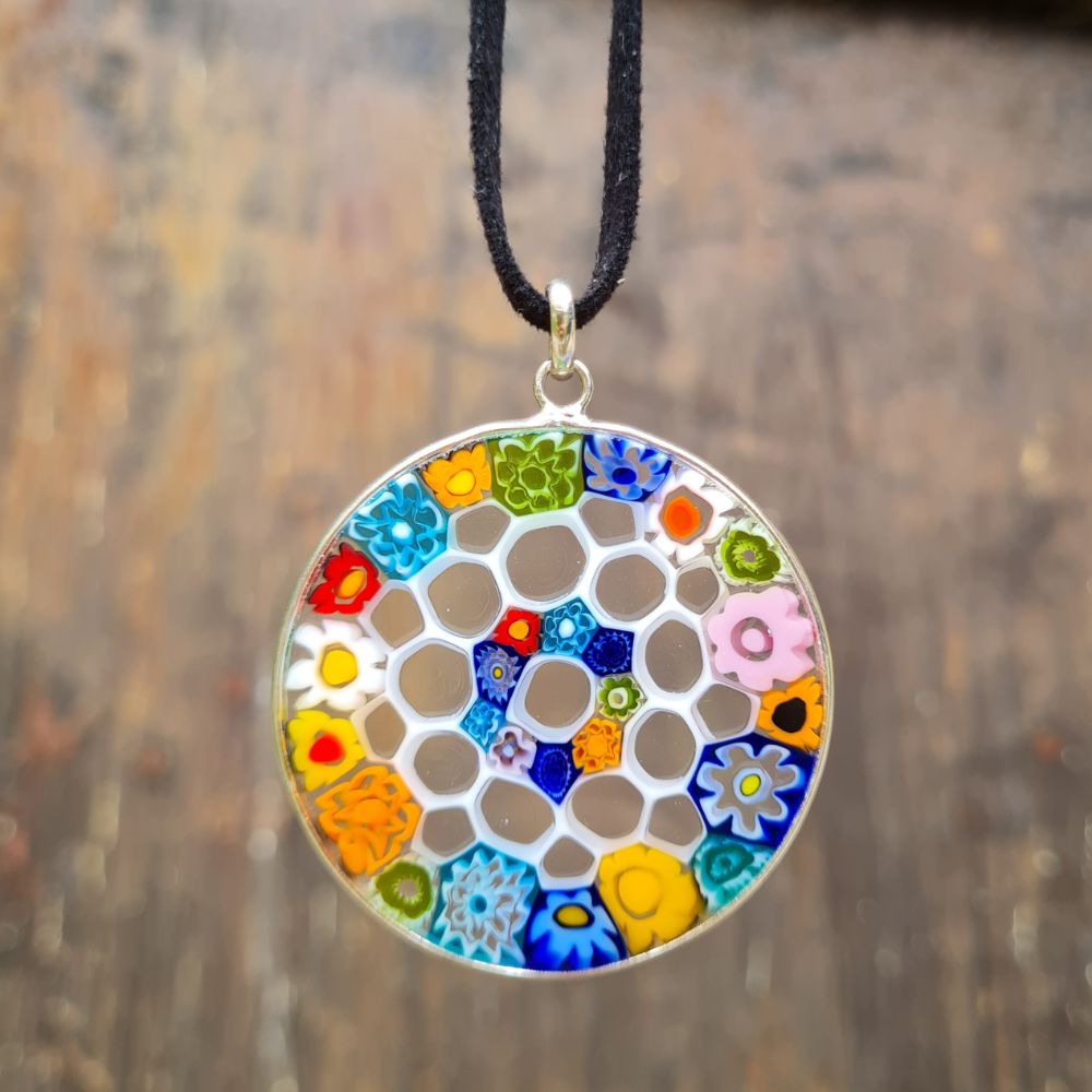 stunning one of a kind millefiori murano glass