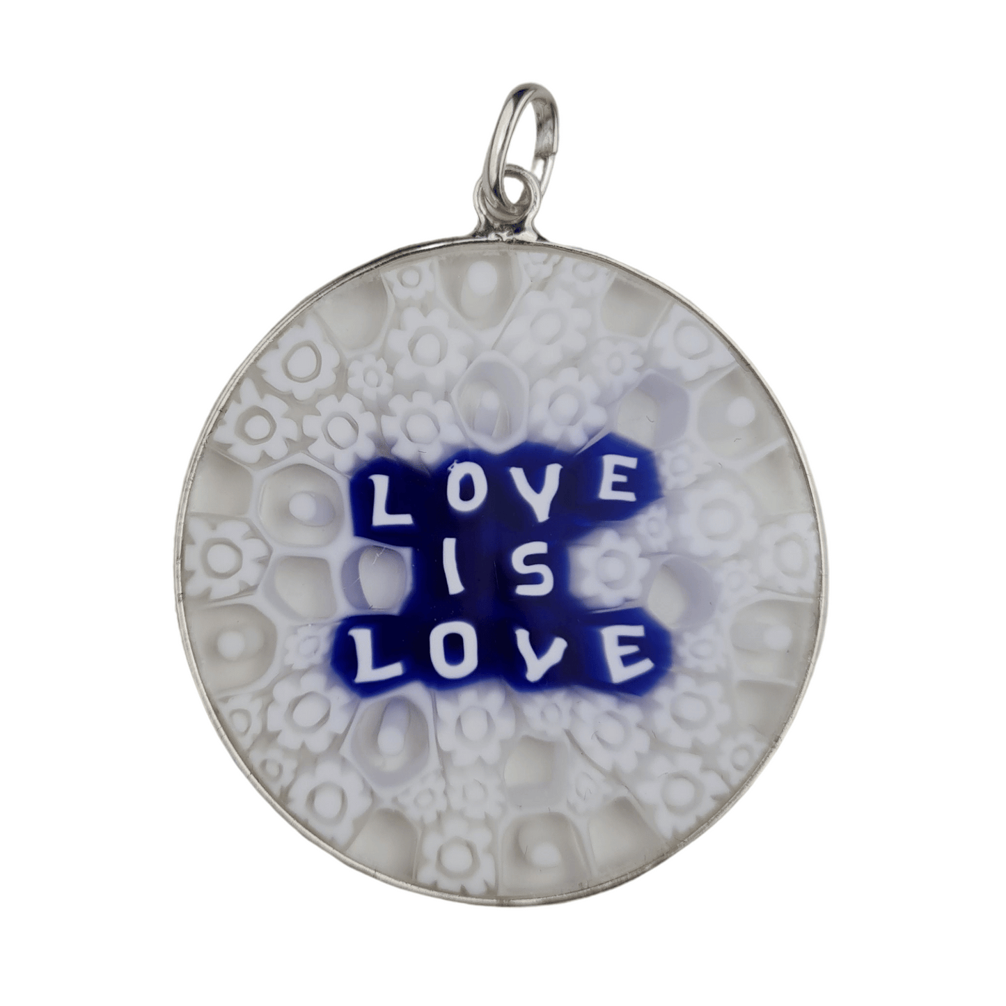 LOVE IS LOVE Large Millefiori - Pendant