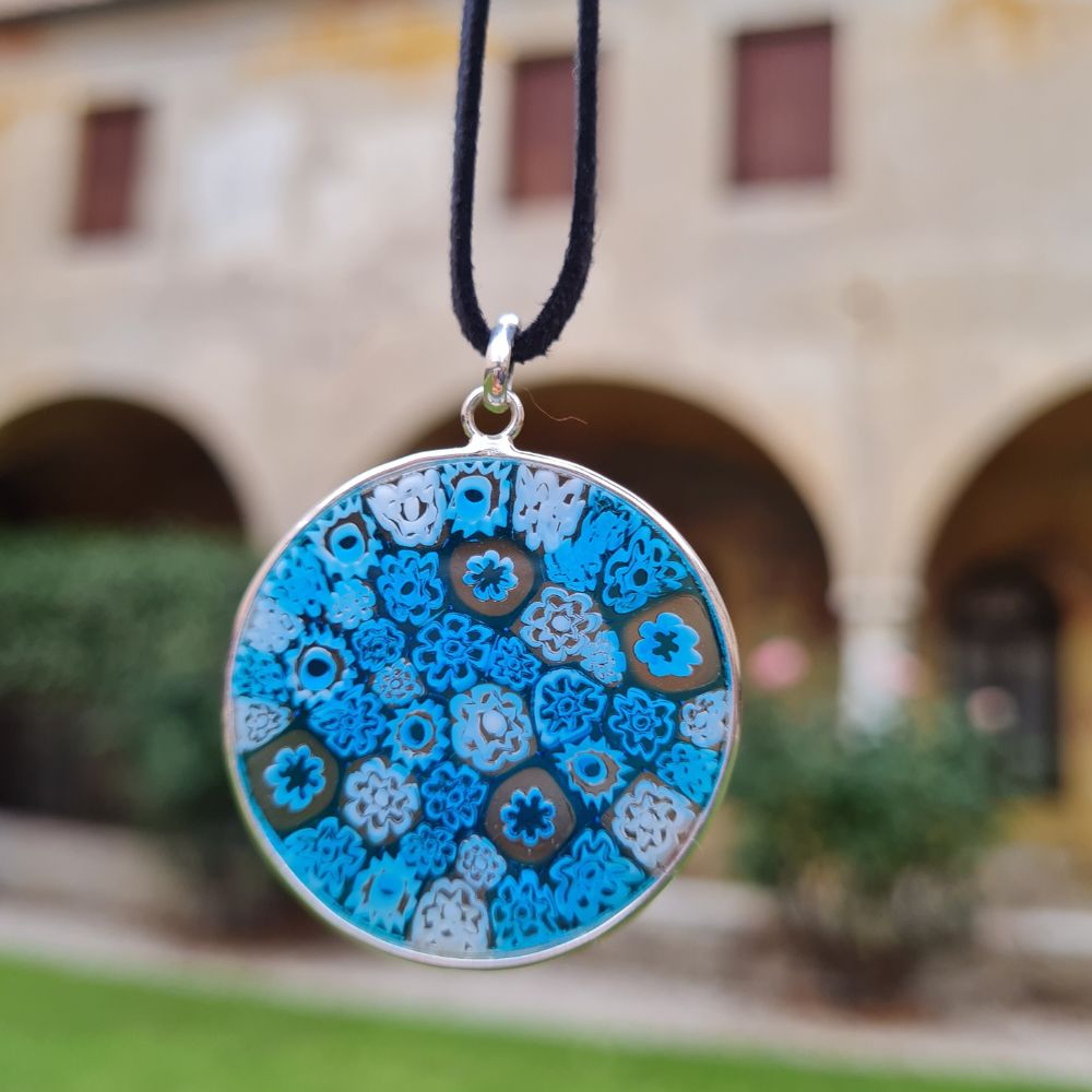 millefiori murano glass necklace