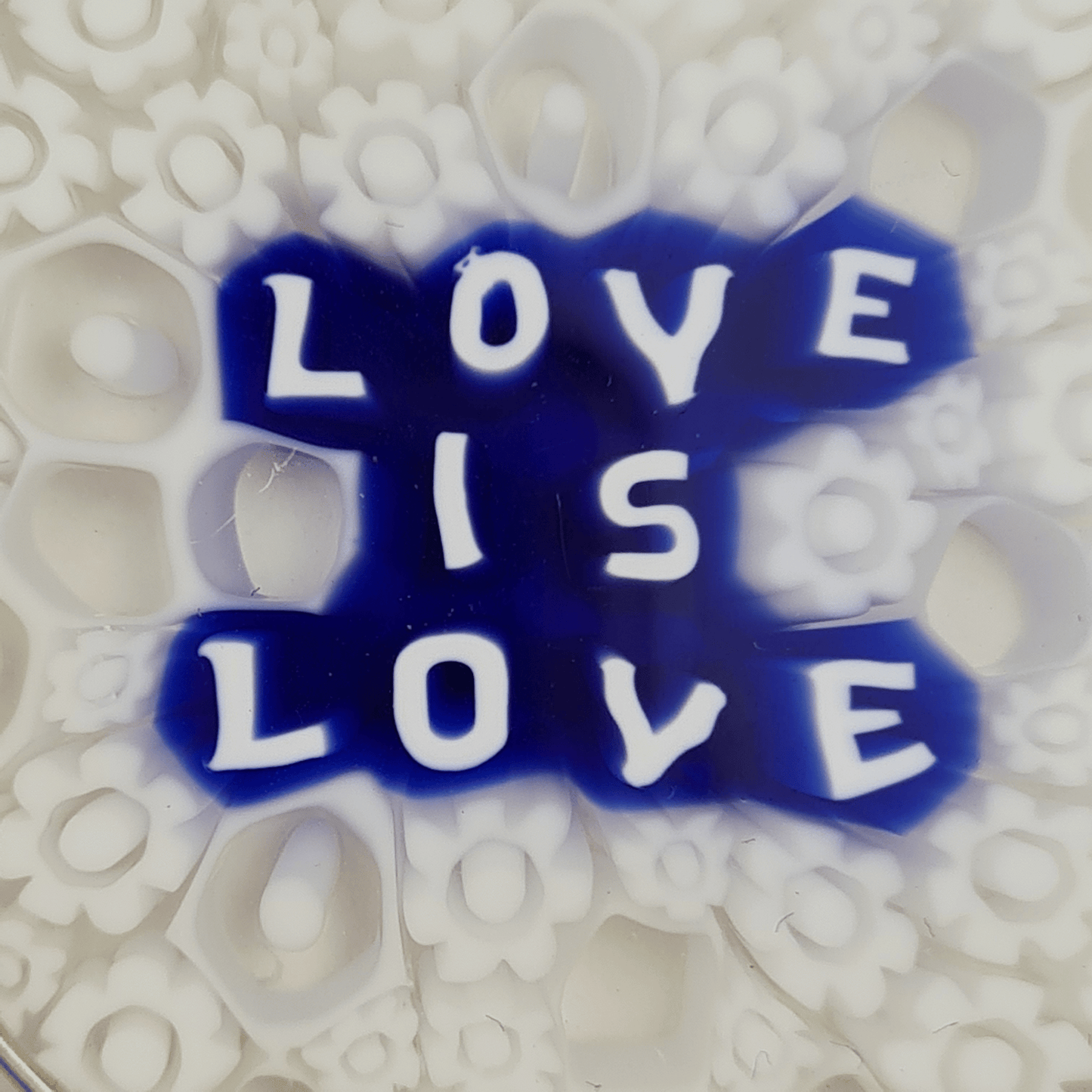 LOVE IS LOVE Large Millefiori - Pendant