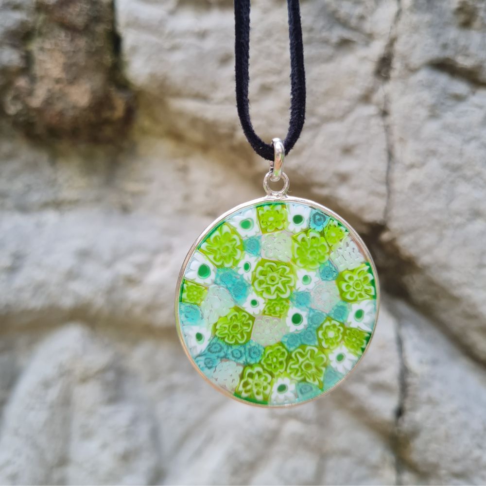 MEADOW Green Pendant - Medium