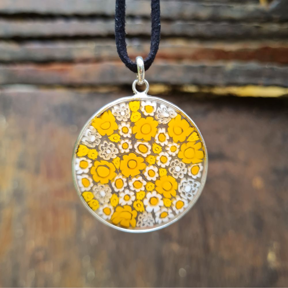 MEADOW Yellow Pendant - Medium