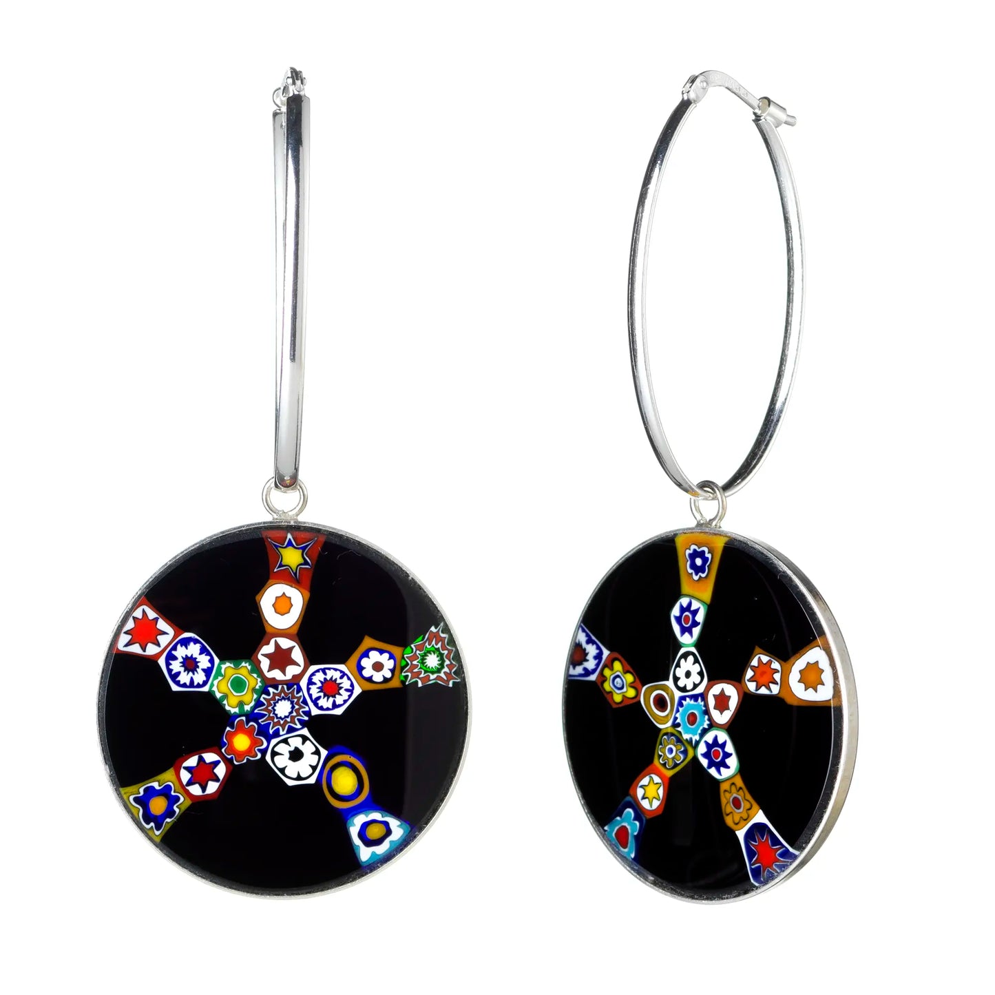 STAR Multicolour - Large Drop Earrings